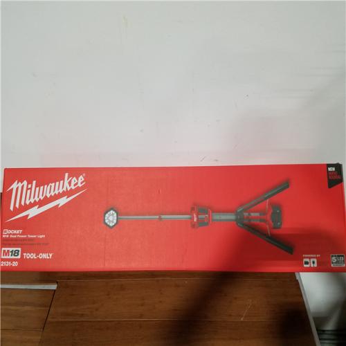 California NEW Milwaukee Rocket M18 Dual Power Tower Light (Tool Only)