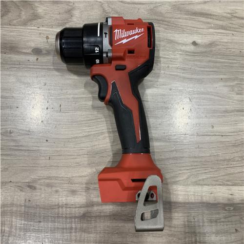 AS-IS Milwaukee 18V Lithium-Ion Brushless Cordless 1/2 in. Compact Hammer Drill/Driver (Tool-Only)