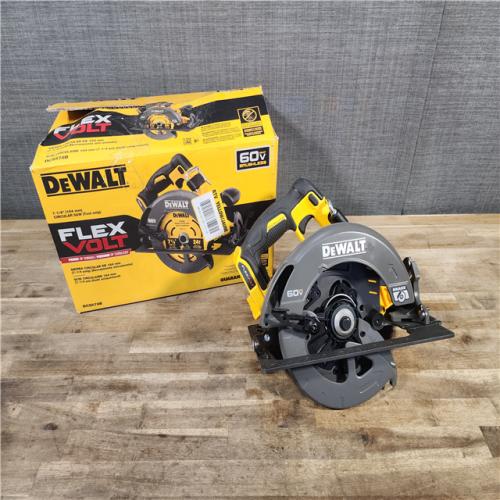 HOUSTON LOCATION - AS-IS (APPEARS LIKE NEW) DeWALT Flexvolt Max 7-1/4  60V Brushless Circular Saw DCS578B (Bare Tool)