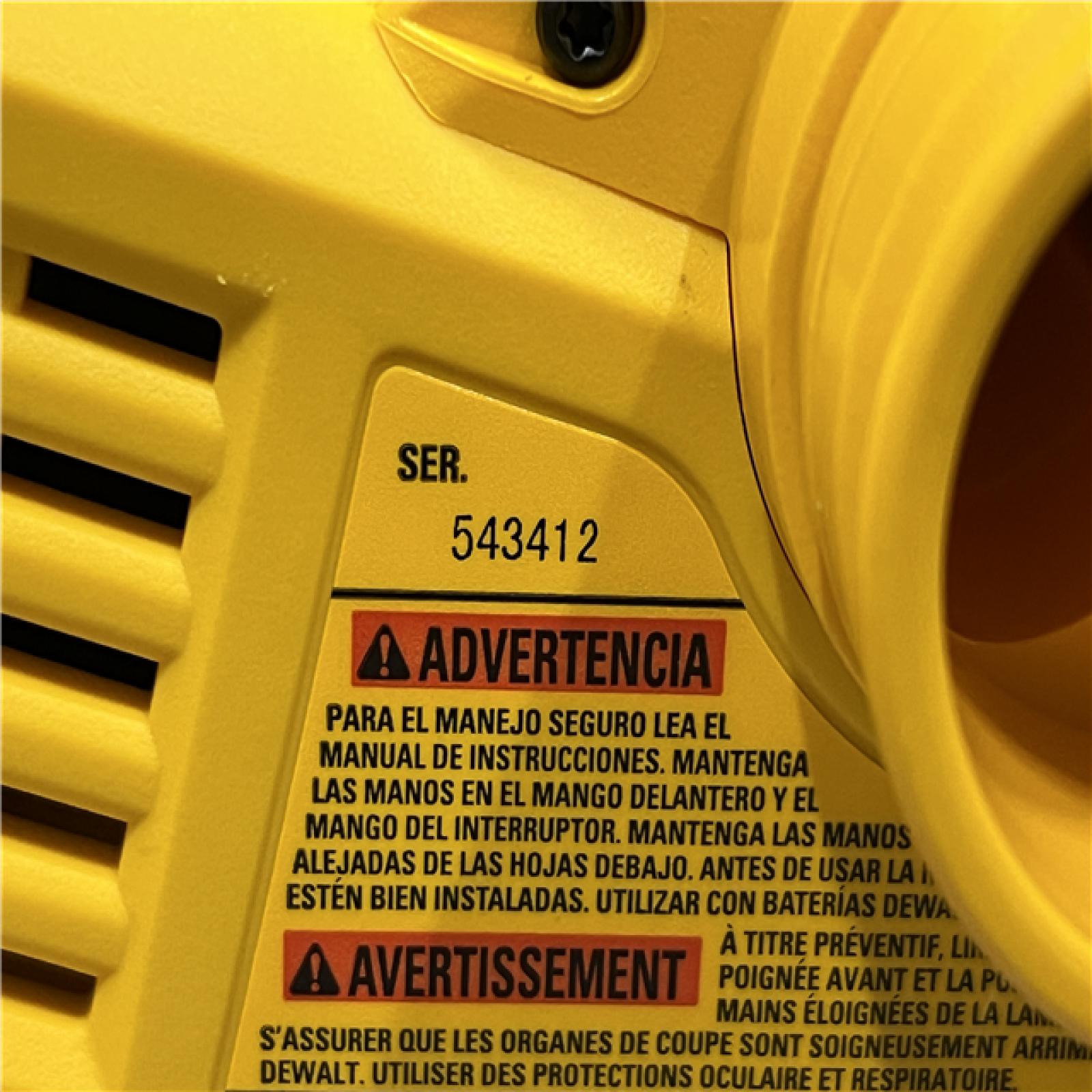 AS-IS DEWALT 20V MAX XR Cordless Brushless 3-1/4 in. Planer (Tool Only)