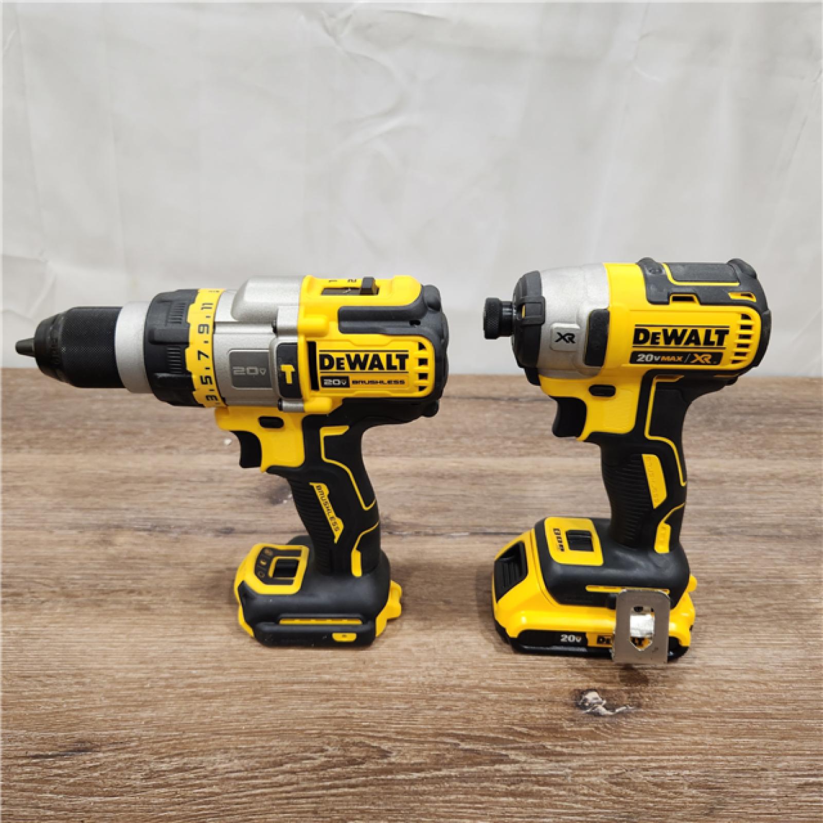 AS-IS DEWALT DCK2100D1T1 20V MAX FLEXVOLT ADVANTAGE Lithium Ion Brushless Cordless 2-Tool Combo Kit W/ Hammer Drill and (Not included Impact Driver 2.0 Ah)