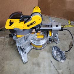 HOUSTON LOCATION - AS-IS DEWALT 15 Amp Corded 12 in. Double Bevel Sliding Compound Miter Saw