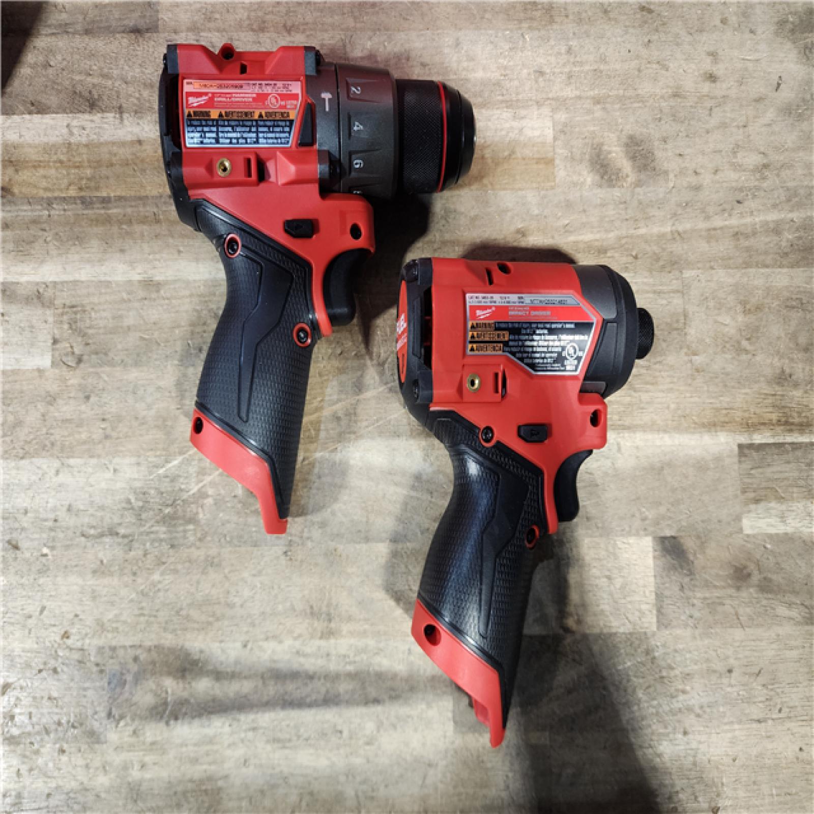 HOUSTON LOCATION - AS-IS Milwaukee 3497-22 12V Brushless Hammer Drill and Impact Driver Combo Kit