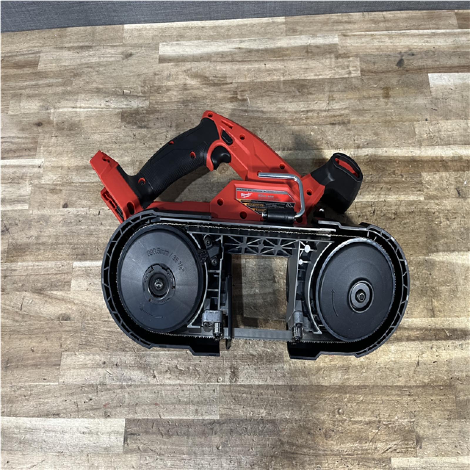 Houston Location AS-IS Milwaukee FUEL 18V Lithium-Ion Brushless Cordless Compact Bandsaw (Tool-Only)