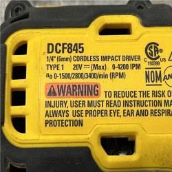 AS-IS DEWALT 20-Volt Maximum XR Cordless Brushless 1/4 in. 3-Speed Impact Driver (Tool-Only)