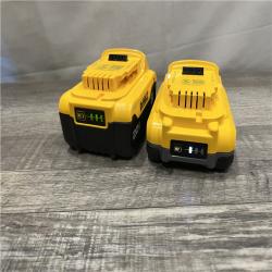 AS-IS DEWALT 20V MAX Lithium-Ion Starter Kit with 4.0 Ah and 5.0 Ah Batteries and Charger