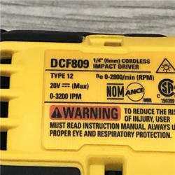 AS-IS DeWALT ATOMIC 20V MAX Cordless Compact Impact Driver Kit