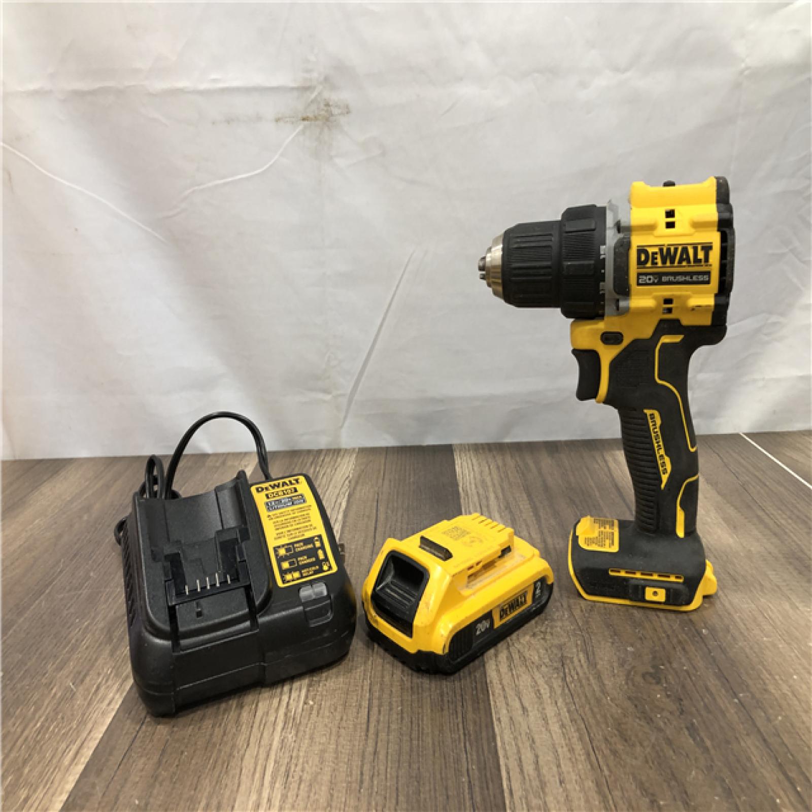 AS-IS DEWALT Atomic 20V Lithium-Ion Cordless Compact 1/2 in. Drill/Driver Kit