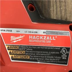 AS-IS Milwaukee FUEL 18V Lithium-Ion Brushless Cordless HACKZALL Reciprocating Saw (Tool-Only)