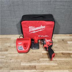 HOUSTON LOCATION - AS - IS Milwaukee FUEL 12V Li-Ion Brushless Cordless Stubby 3/8 in. Impact Wrench Kit