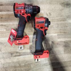 HOUSTON LOCATION - AS-IS (APPEARS LIKE NEW) Milwaukee FUEL 18V Lithium-Ion Brushless Cordless Hammer Drill and Impact Driver Combo Kit