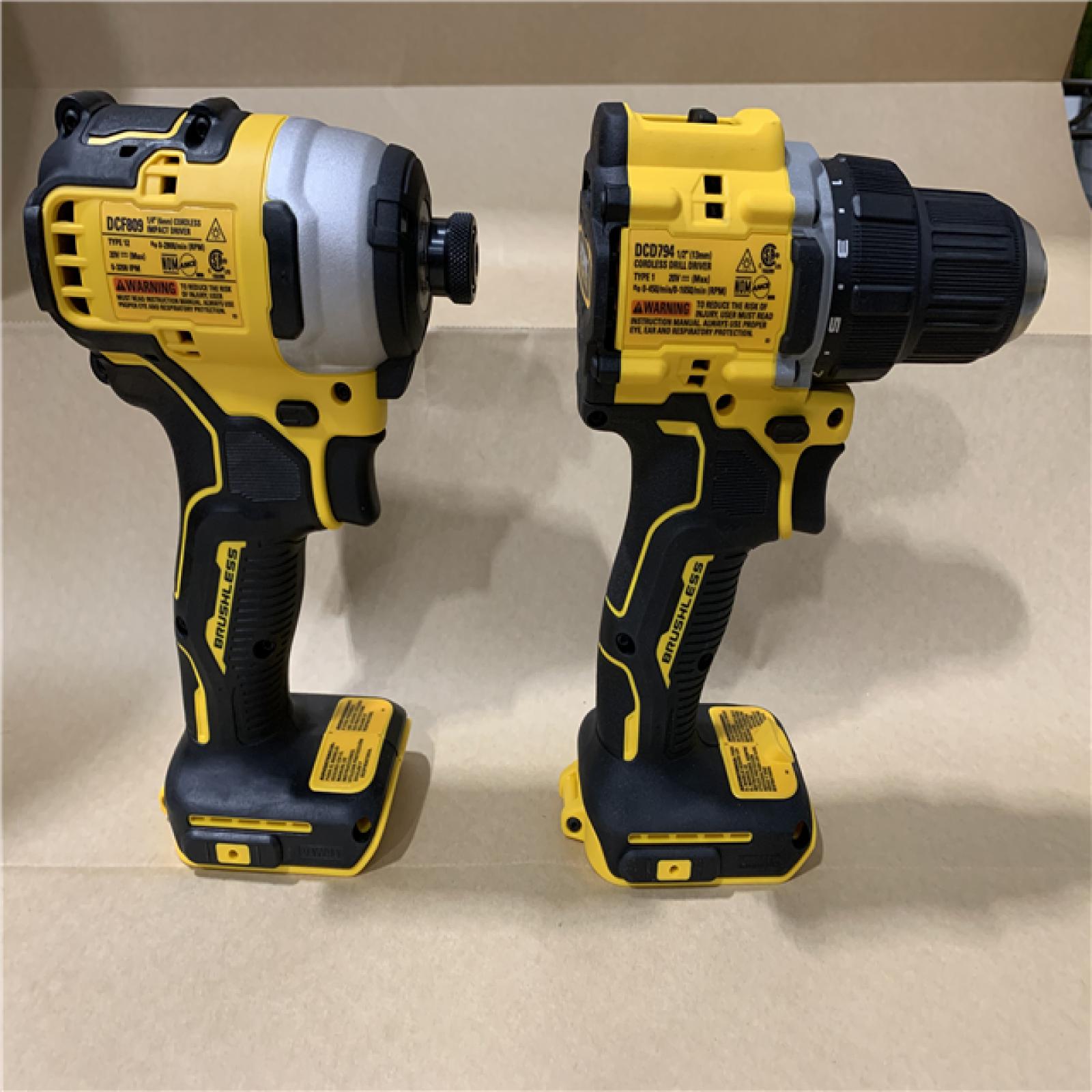 Excellent - DEWALT ATOMIC 20-Volt MAX Lithium-Ion Cordless Combo Kit (2-Tool) with (2) 2.0Ah Batteries  Charger and Bag