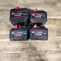 HOUSTON LOCATION - AS-IS MILWAUKEE FORGE BATTERY PACK QTY - 4