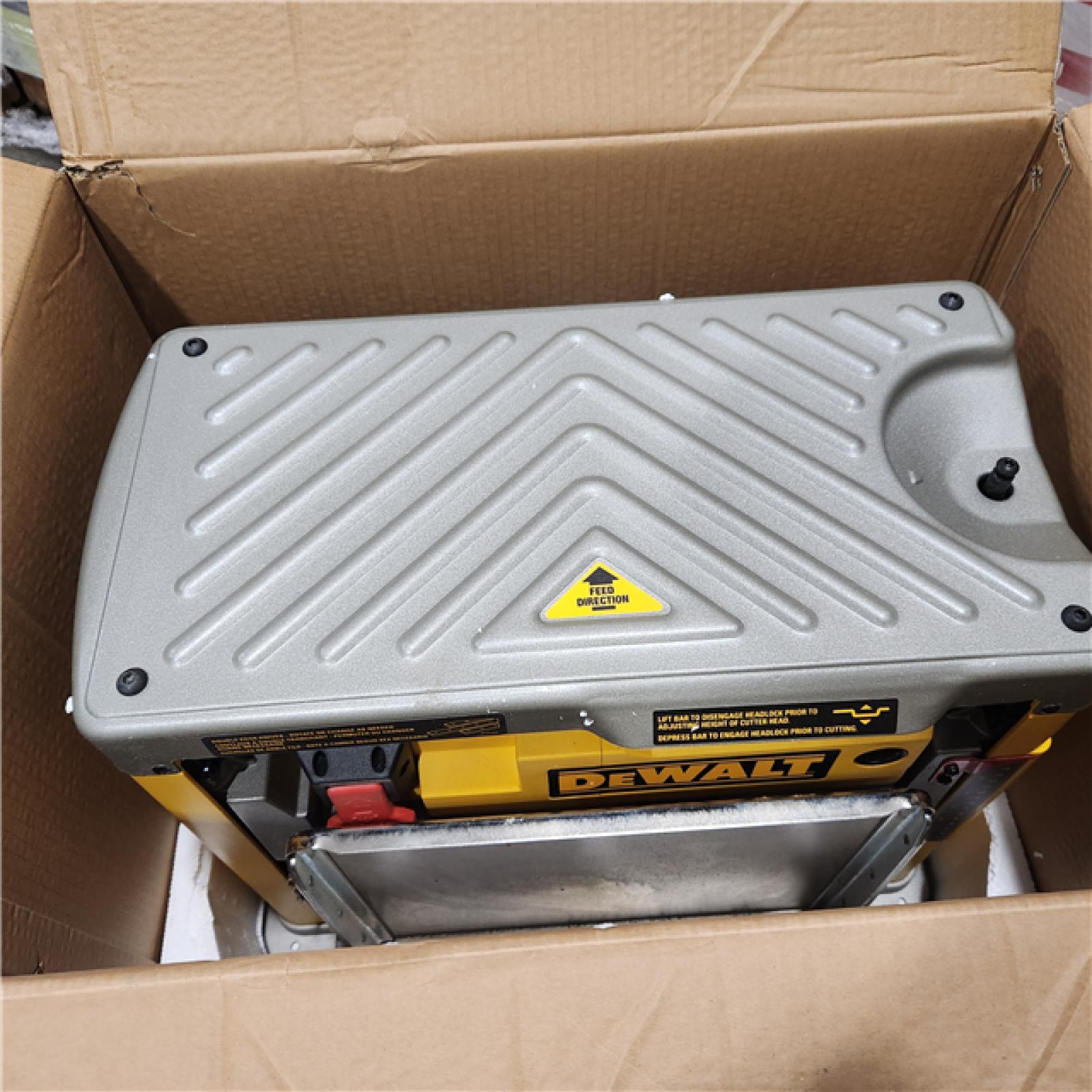 As-Is- DEWALT 15 Amp Corded 12.5 in. Bench Planer