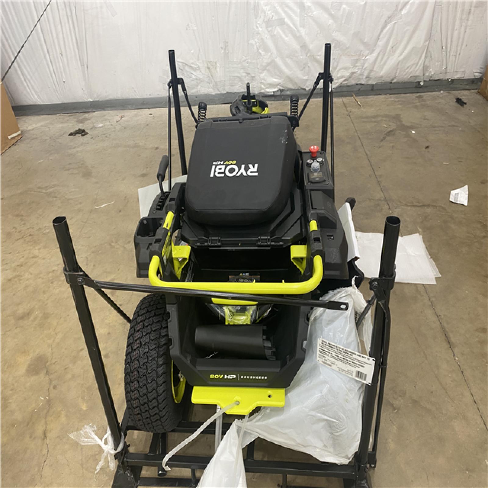 Houston Location - AS-IS Tool Pallet RYOBI R1 80V HP SIT DOWN MOWER