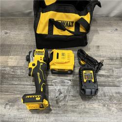 AS-IS DEWALT ATOMIC 20V MAX Lithium-Ion Cordless 1/4 in. Brushless Impact Driver Kit
