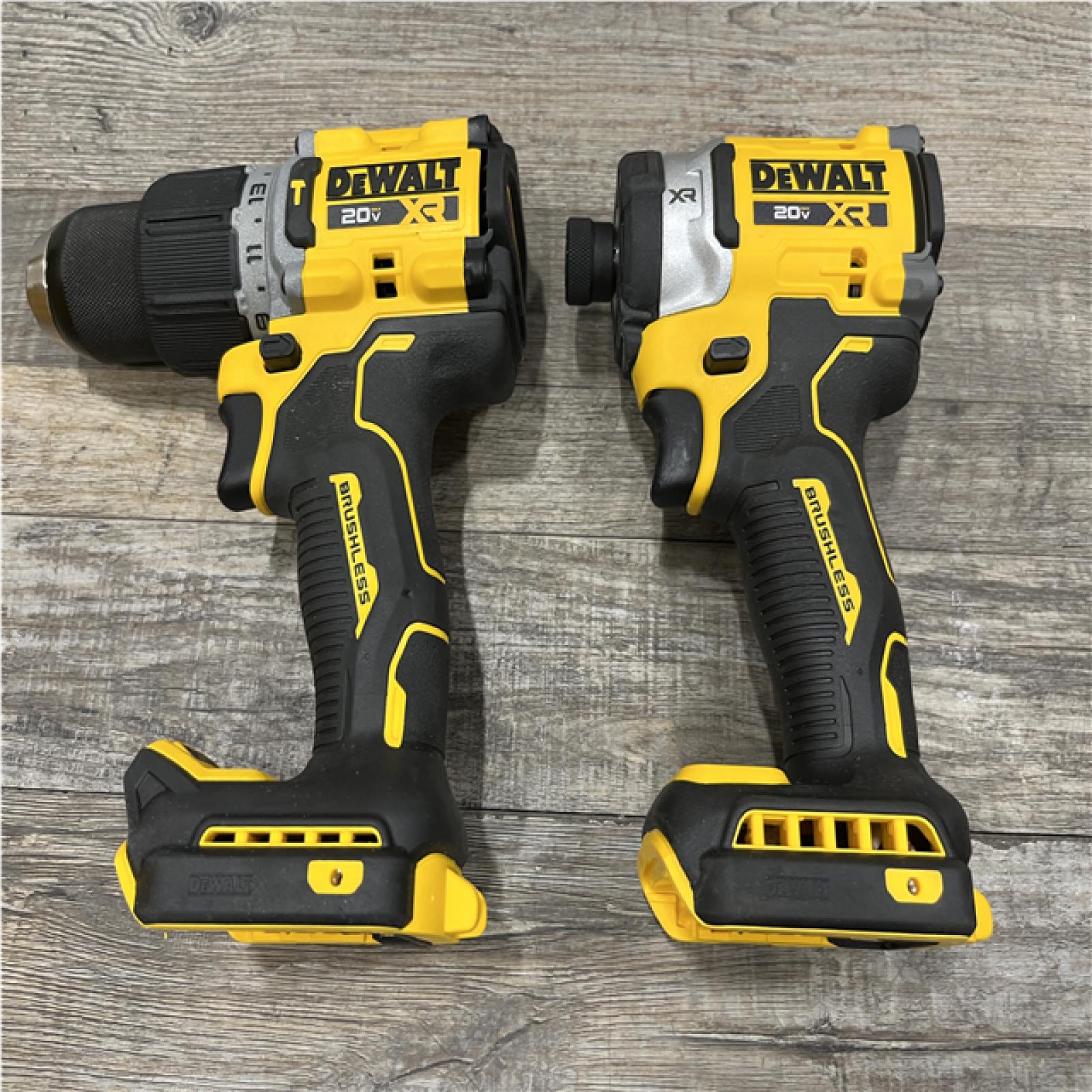 AS-IS DEWALT 20V XR Lithium-Ion Cordless 2-Tool Combo Kit