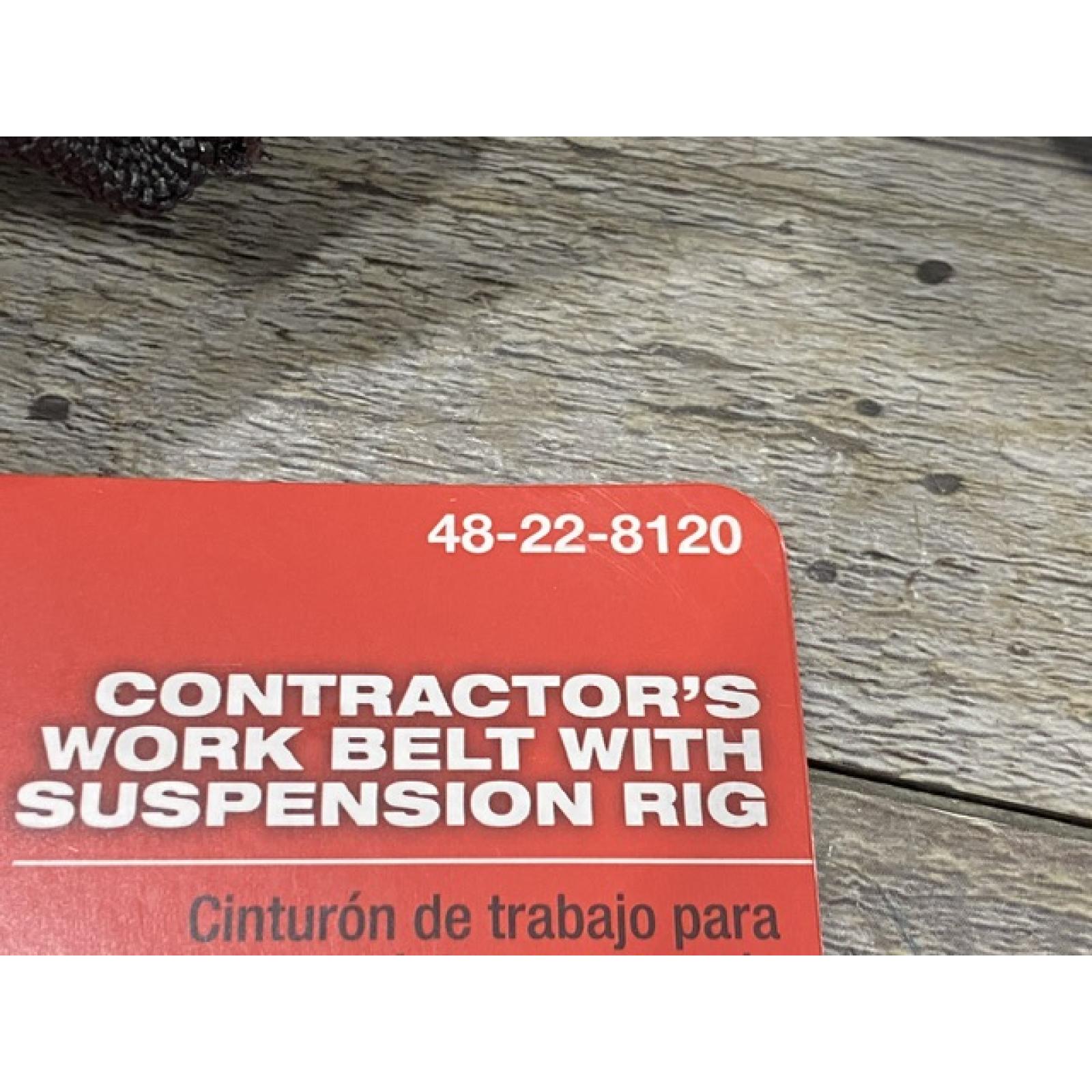 NEW - Milwaukee General Contractor Work Waist Tool Belt with Suspension Rig