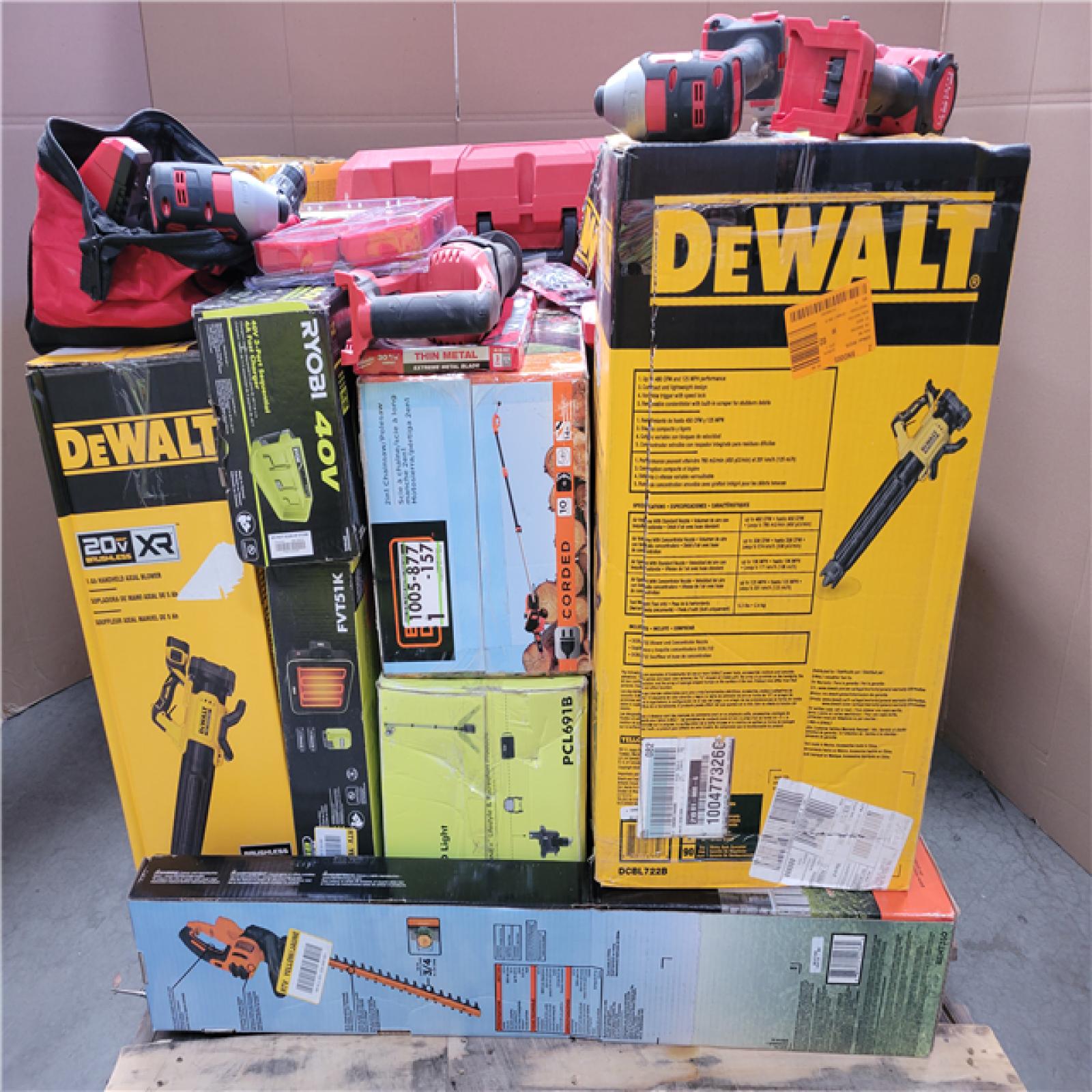 CALIFORNIA AS-IS TOOL PALLET