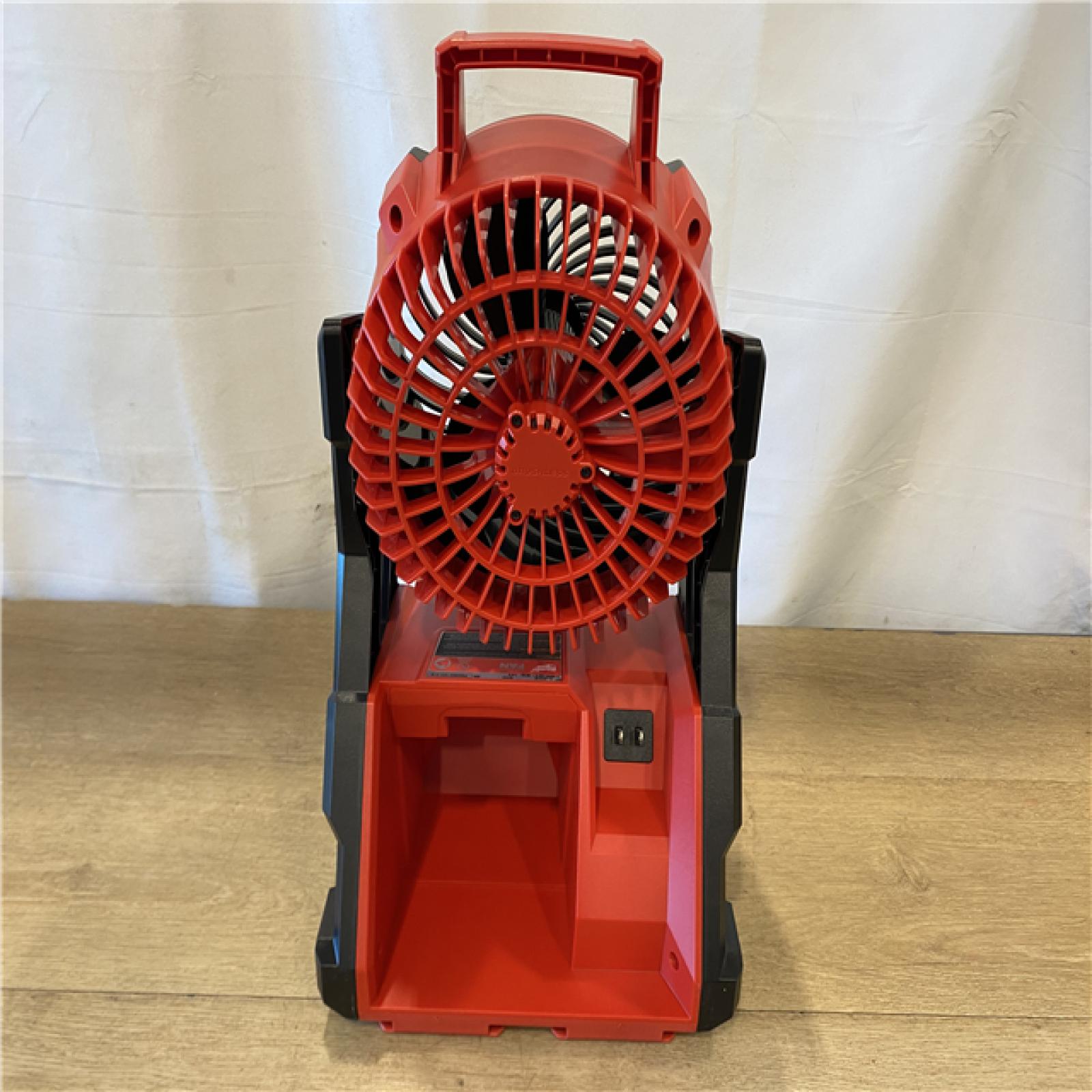 AS-IS Milwaukee 18-Volt Lithium-Ion Brushless Cordless PACKOUT Jobsite Fan (Tool-Only)