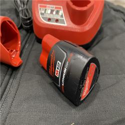 AS-IS Milwaukee Men's X-Large 12-Volt Lithium-Ion Cordless Axis Black Heated Vest Kit