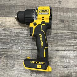 AS-IS DEWALT ATOMIC 20V Lithium-Ion Cordless 1/2 in. Hammer Drill Kit
