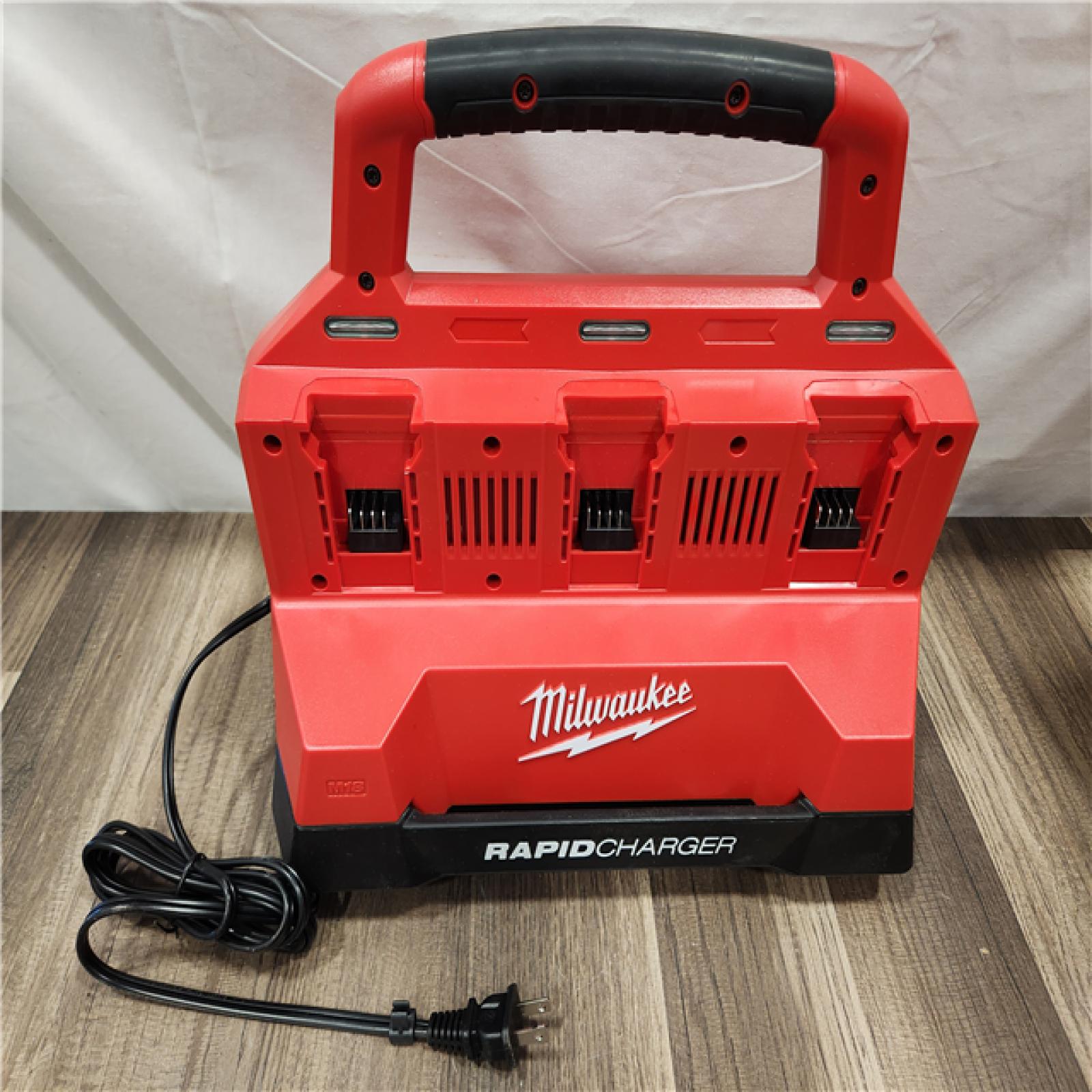 AS-IS- Milwaukee M18 Packout Six Bay Rapid Charger (Tool-Only)