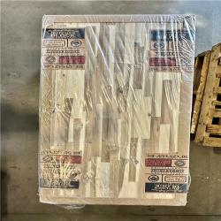 NEW! - HARDWOOD REFLECTIONS 4 ft. L x 25 in. D Unfinished Acacia Solid Wood Butcher Block Countertop with Square Edge