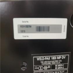 Phoenix NEW Lincoln Electric 180 Amp Weld-Pak 180i Multi-Process Stick/MIG/Flux-Core/TIG  120V or 230V Aluminum Welder with Spool Gun sold separately