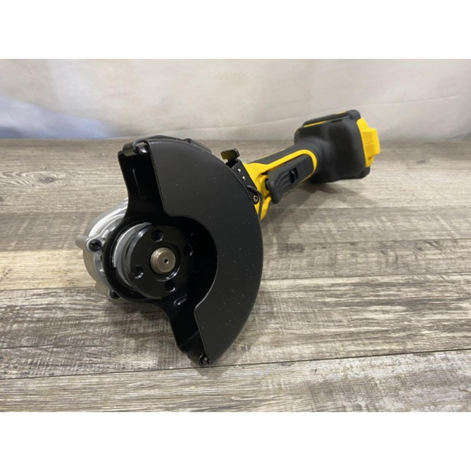 AS-IS DEWALT 20V MAX Cordless Brushless 4-1/2 in. Angle Grinder with Paddle Switch (Tool Only)