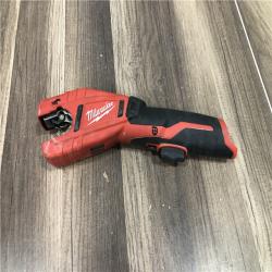 AS-IS Milwaukee M12 12V Lithium-Ion Cordless Copper Tubing Cutter (Tool-Only)