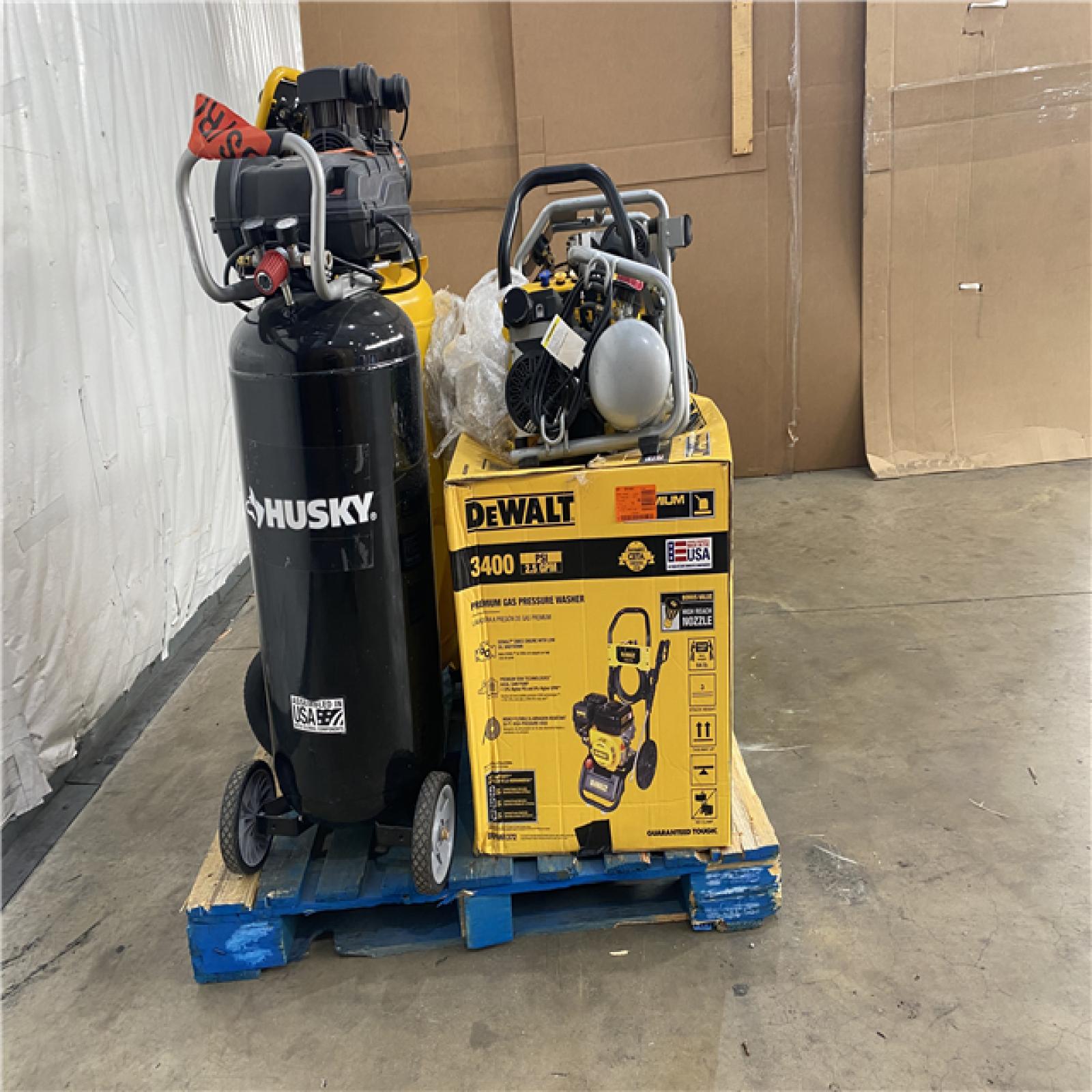 Houston location AS-IS outdoor power equipment