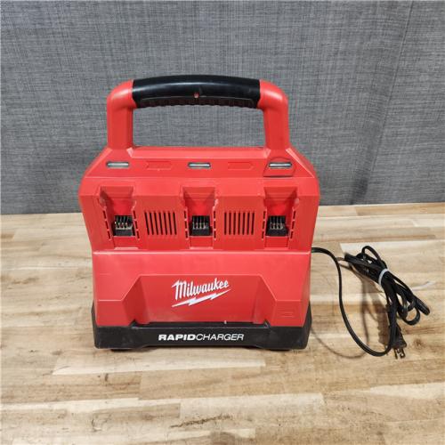HOUSTON LOCATION - AS-IS Milwaukee M18 18V Lithium-Ion PACKOUT 6-Port Rapid Charger