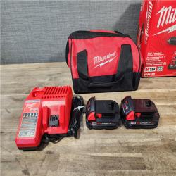 HOUSTON LOCATION - AS-IS Milwaukee 18V Cordless Brushed 2-Tool Drill/Driver and Impact Driver Kit
