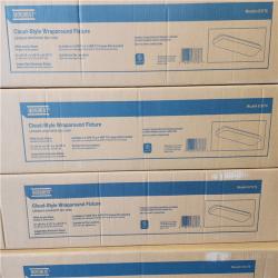 Phoenix NEW Monument 673776 4-Light White Rectangular Flushmount