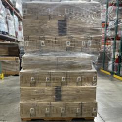 DALLAS LOCATION- Hampton Bay Riley 44 in. LED Brushed Nickel Ceiling Fan with Light Kit PALLET -(63 UNITS)