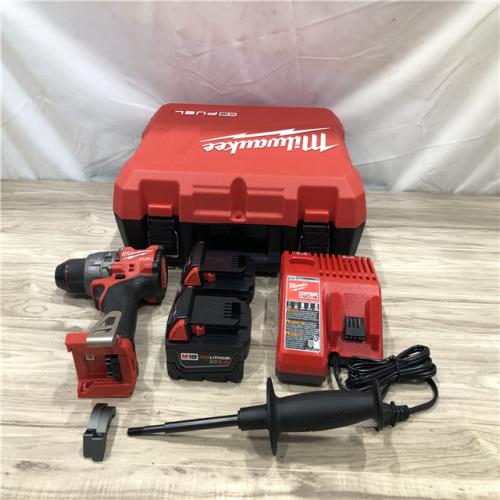 AS-IS Milwaukee FUEL 18V Lithium-Ion Cordless 1/2 in. Hammer Drill Driver Kit