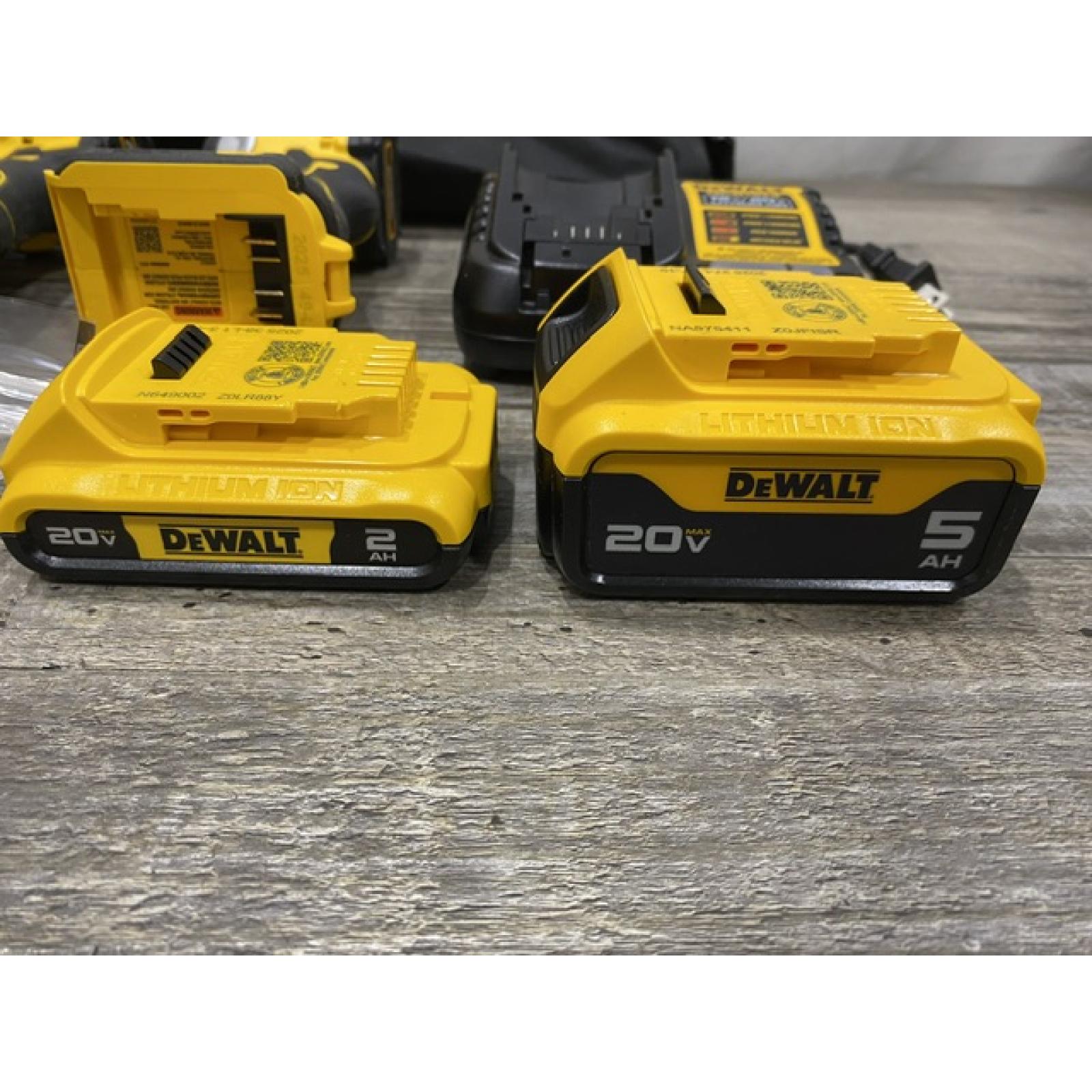 AS-IS DEWALT ATOMIC 20V MAX Lithium-Ion Cordless 2-Tool Combo Kit