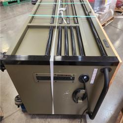 Phoenix Husky Limited Edition 52 in. x 24.5 in. D 10-Drawer Army Green Mobile Workbench with Solid Wood Top