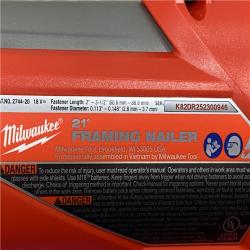 AS-IS Milwaukee FUEL 3-1/2 in. 18-Volt 21-Degree Lithium-Ion Brushless Cordless Framing Nailer (Tool-Only)