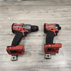 AS-IS MILWAUKEE FUEL 18V Cordless Hammer Drill and Impact Driver Combo Kit