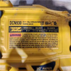 HOUSTON LOCATION - AS - IS DEWALT 20V 30 Degree Cordless Framing Nailer (Tool-Only)