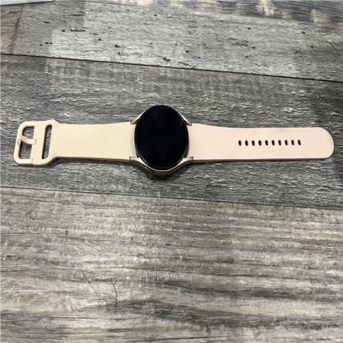 AS-IS Samsung Galaxy Watch4 40mm Bluetooth and WiFi Smart Watch, Pink Gold