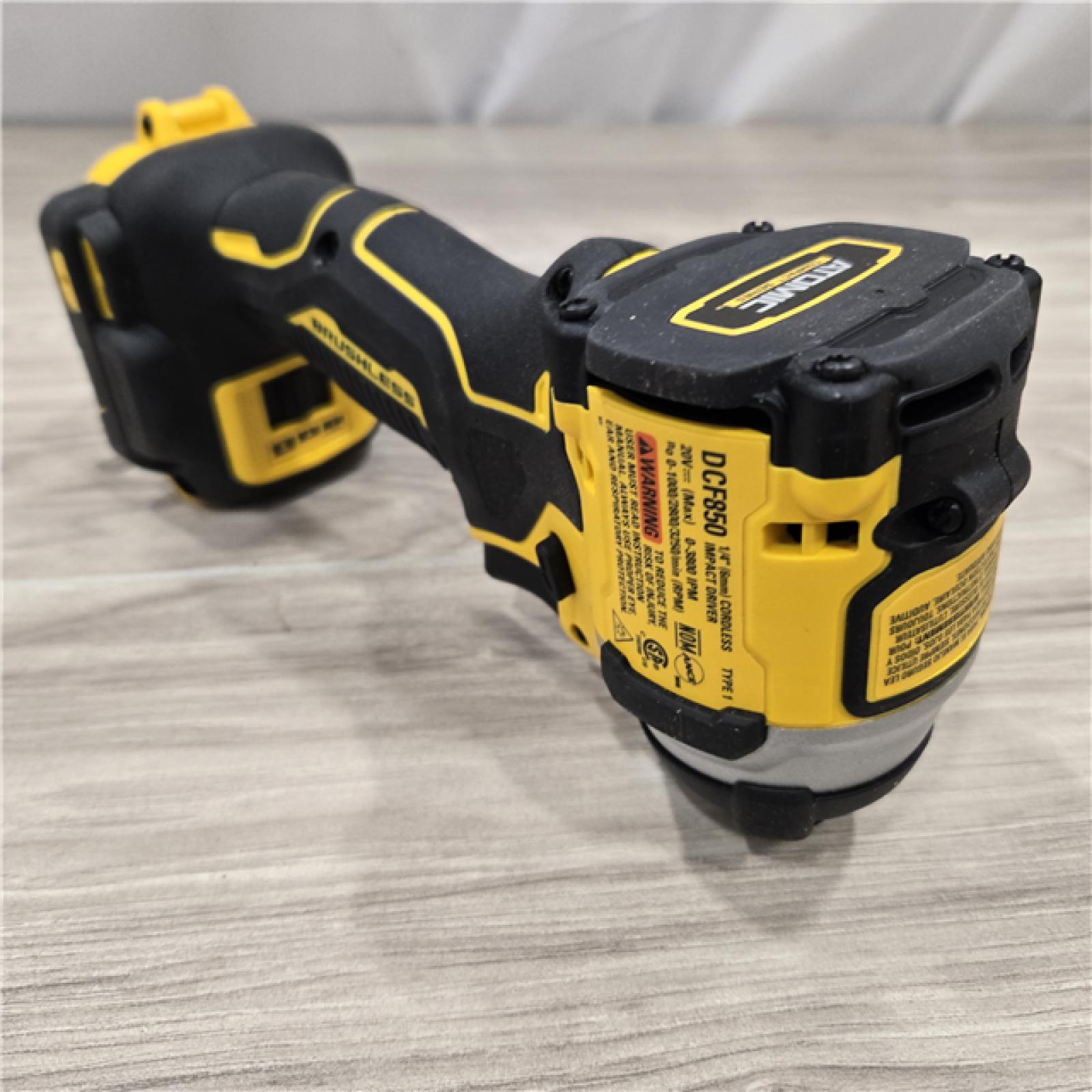 AS-IS DeWalt DCF850B 20V Cordless Compact 1/4 Impact Driver (Tool Only)