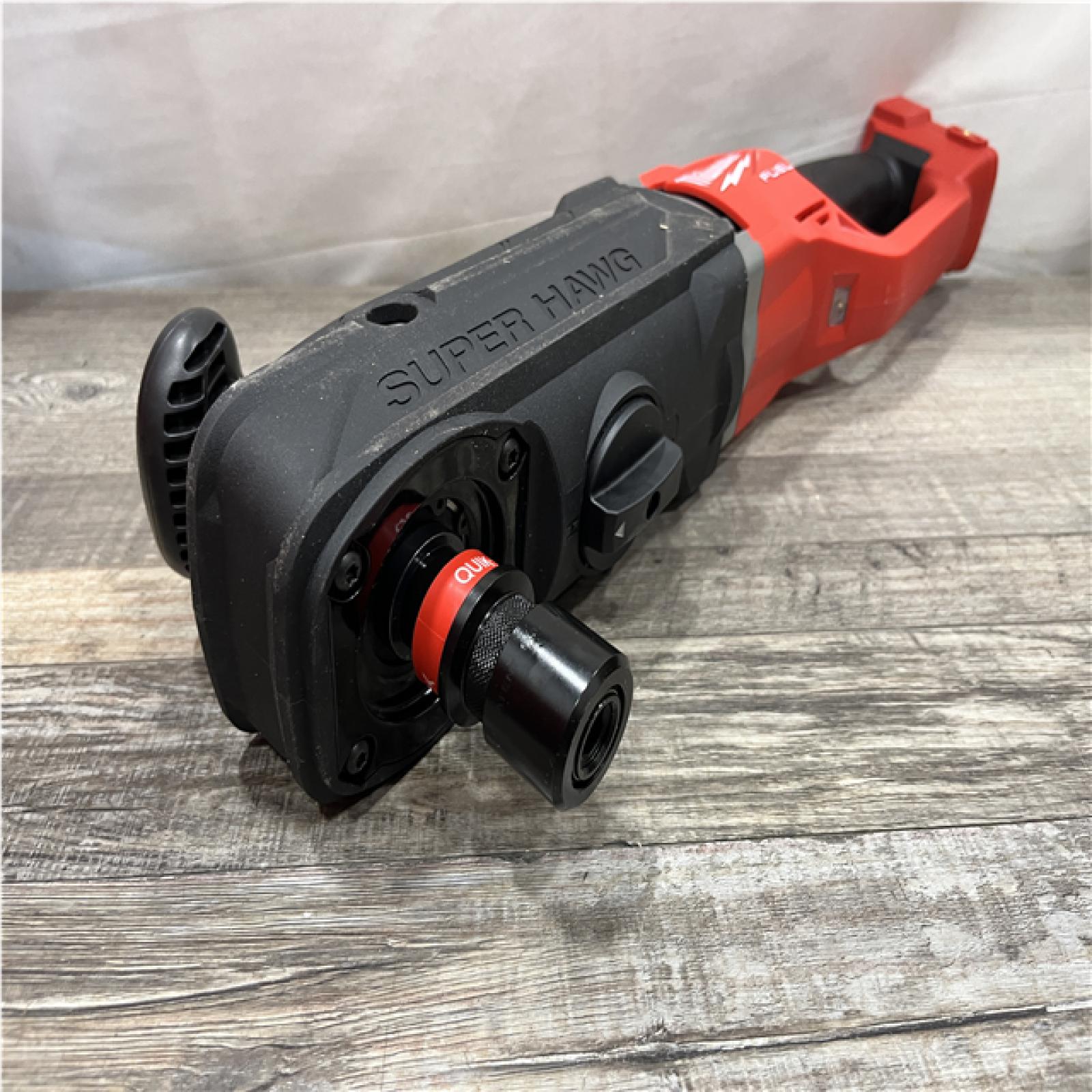 AS-IS Milwaukee FUEL 18V Lithium-Ion Brushless Cordless GEN 2 SUPER HAWG 7/16 in. Right Angle Drill (Tool-Only)