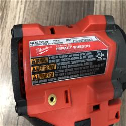 AS-IS Milwaukee FUEL 12V Lithium-Ion Brushless Cordless Stubby 1/2 in. Impact Wrench (Tool-Only)