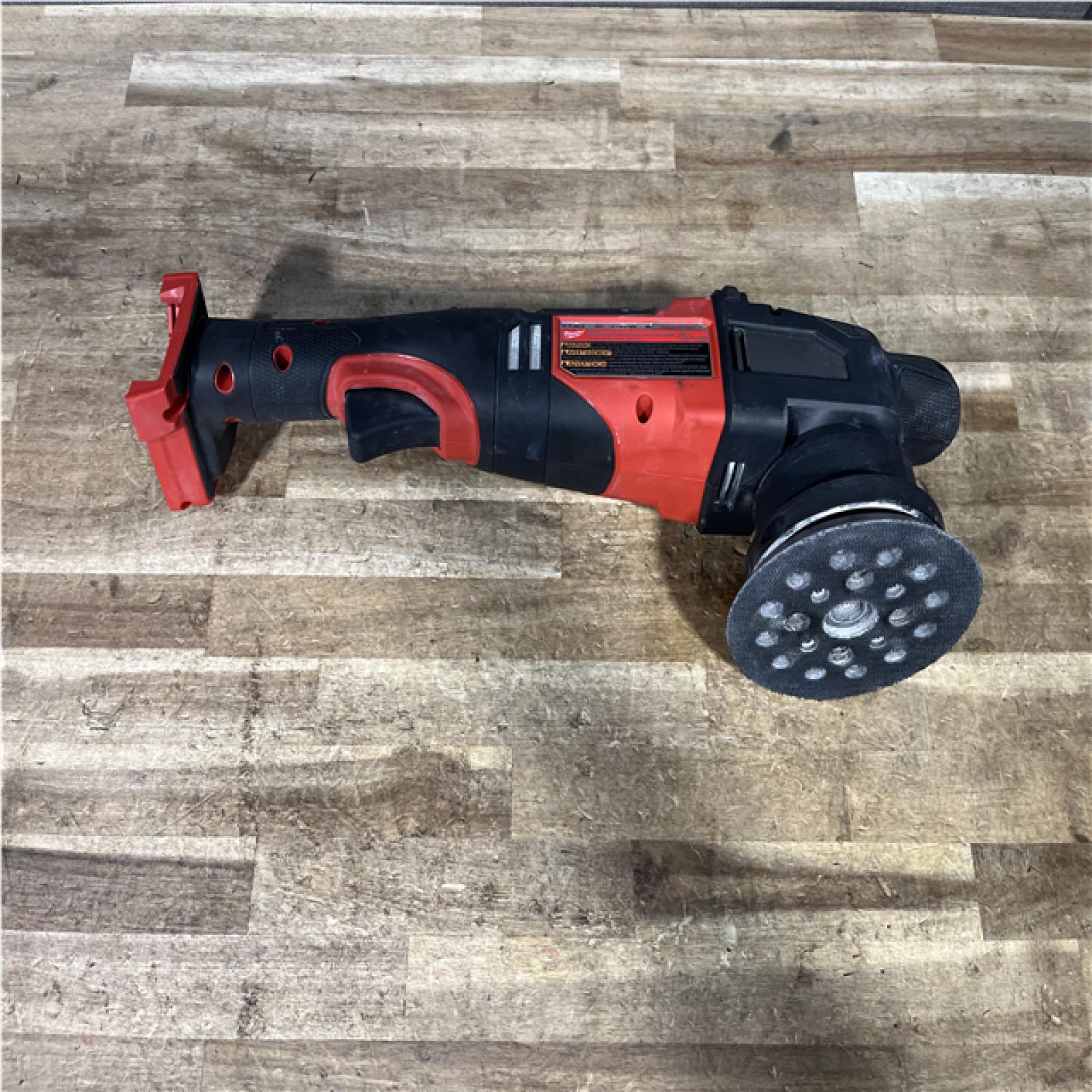 Houston Location AS-IS Milwaukee FUEL18V Lithium-Ion Brushless Cordless 15MM DA Polisher (Tool-Only)
