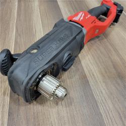 AS-IS Milwaukee  M18 FUEL 18V Lithium-Ion Brushless Cordless GEN 2 SUPER HAWG 7/16 in. Right Angle Drill (Tool-Only)