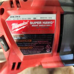 HOUSTON LOCATION - AS-IS Milwaukee M18 FUEL 18-Volt Lithium-Ion Brushless Cordless Super Hawg 1/2 in. Right Angle Drill (Tool-Only)