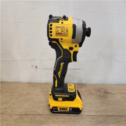 AS-IS- DEWALT ATOMIC 20V MAX* Brushless Cordless Compact 1/4 in. Impact Driver Kit